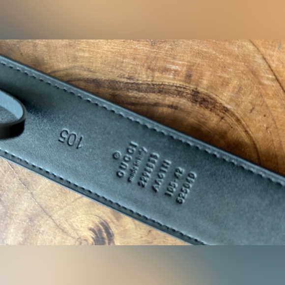 G snake fashion belt size 105cm black/gold - Picture 3 of 10